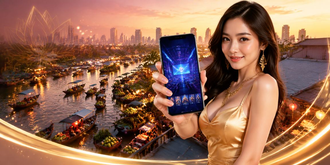 Người dùng đang giao dịch trực tuyến qua ứng dụng trên điện thoại tại thành phố miền Tây Việt Nam